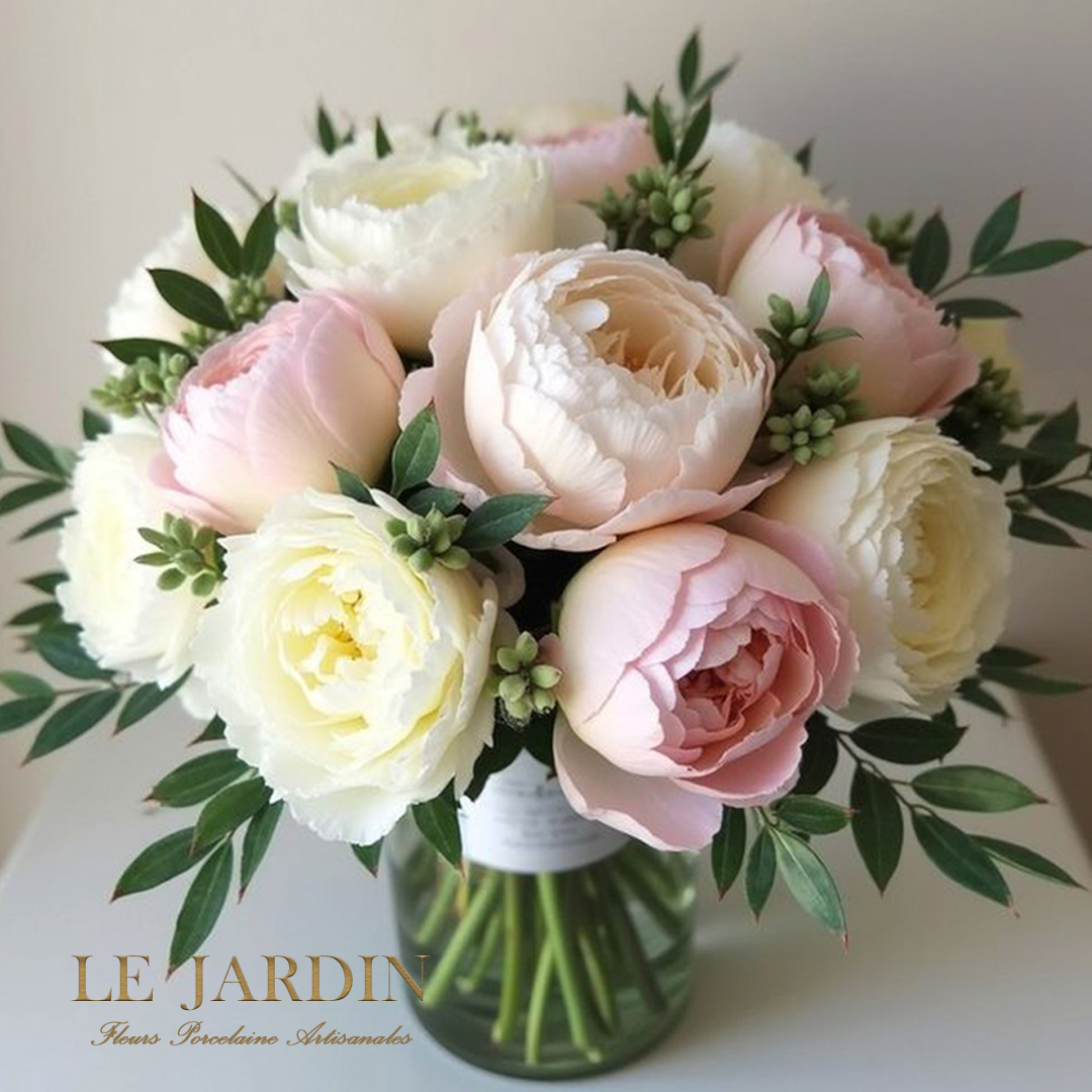 Белые розы из фарфора — вечный букет Ташкент